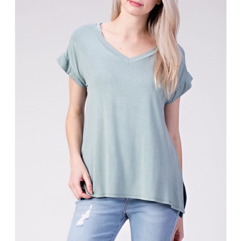 Bamboo short sleeve T H.Grey - Picture 5 of 8